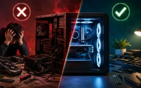 اشتباهات اسمبل کامپیوتر گیمینگ
