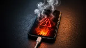 علت داغ شدن گوشی و بوی عجیب آن