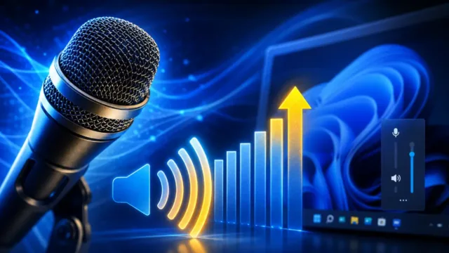 کم بودن صدای میکروفون در ویندوز 11