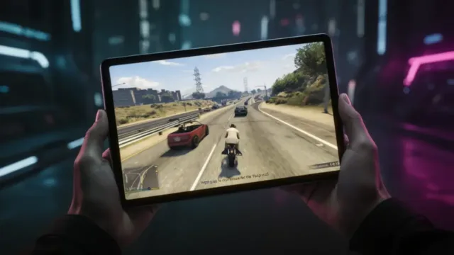 اجرای GTA V روی تبلت رد مجیک آسترا 2