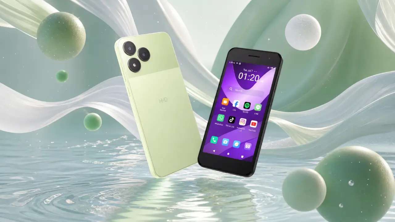 HMD Asha 305 معرفی شد؛ یک گوشی فوق اقتصادی با باتری قابل تعویض