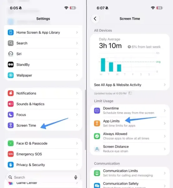قفل برنامه آیفون
