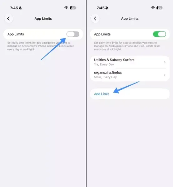 قفل برنامه آیفون