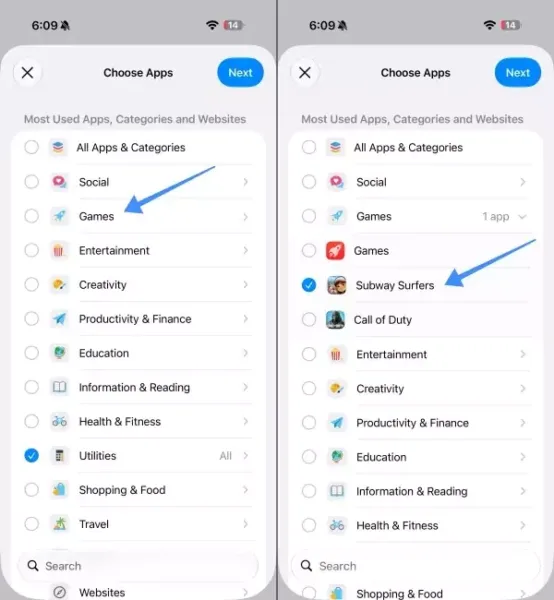 قفل برنامه آیفون