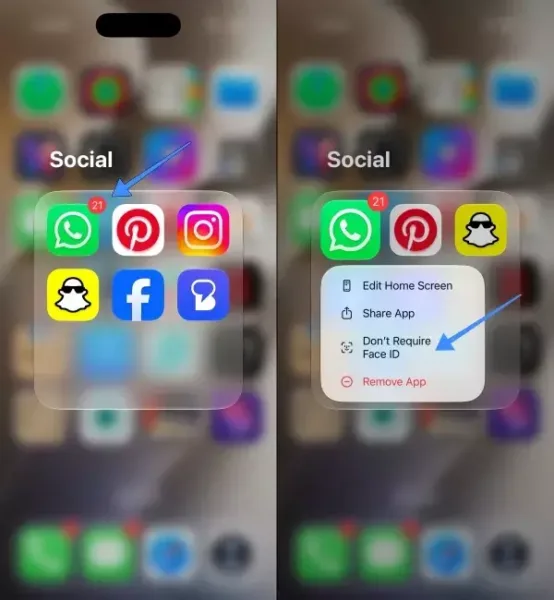 قفل برنامه آیفون