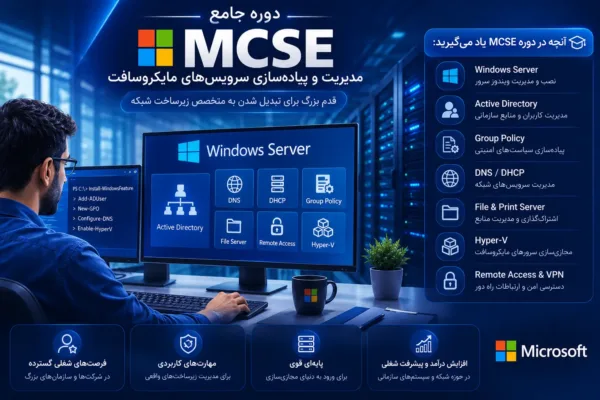 دوره Mcse یادگیری شبکه