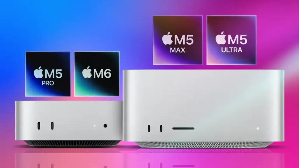 مک مینی و مک استودیو با تراشه‌های جدید M6 و M5 Ultra