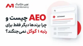 نمایش تغییر رویکرد سئو از کسب رتبه اول گوگل به بهینه‌سازی محتوا برای موتورهای پاسخ‌گو و هوش مصنوعی