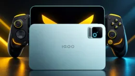 نمای تبلت گیمینگ iQOO Pad Pro 8.8 با فن خنک‌کننده و نمایشگر ۱۶۵ هرتزی نمای تبلت گیمینگ iQOO Pad Pro 8.8 با فن خنک‌کننده و نمایشگر ۱۶۵ هرتزی