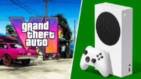 تصویر مفهومی لوگوی ایکس‌باکس و GTA 6 در میان ابرها، نماد اجرای ابری بازی از روز اول تصویر مفهومی لوگوی ایکس‌باکس و GTA 6 در میان ابرها، نماد اجرای ابری بازی از